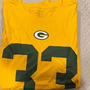 Nike Yellow and Green Short Sleeve Tee